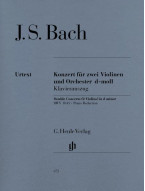 Johann Sebastian Bach: Double Concerto In D Minor BWV 1043 (noty na 2 housle, klavír)