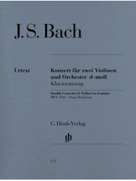 Johann Sebastian Bach: Double Concerto In D Minor BWV 1043 (noty na 2 housle, klavír)