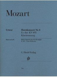 W.A. Mozart: Concerto For Horn And Orchestra No. 4 Eb Major (noty na lesní roh, klavír)