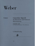 Carl Maria von Weber: Concertino Op. 26 For Clarinet And Orchestra (noty na klarinet, klavír)