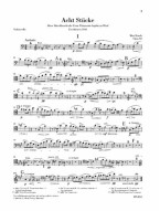 Max Bruch: 8 Pieces, Op. 83 (noty klarinet (housle), violu (violoncello), klavír)