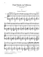 Robert Schumann: 5 Pieces in Folk Style, Op. 102 (noty na housle, klavír)