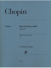 Frédéric Chopin: Piano Trio In G Minor Opus 8 (noty na housle, violoncello, klavír)