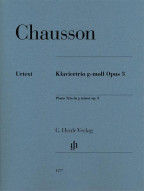Ernest Chausson: Piano Trio In G Minor Op. 3 (noty na housle, violoncello, klavír)