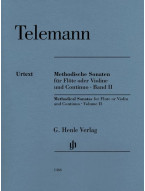 Georg Philipp Telemann: Methodical Sonatas Volume 2 (noty na příčnou flétnu (housle), klavír)