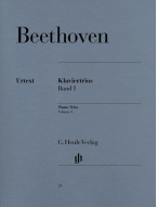 Ludwig van Beethoven: Piano Trios Volume I (noty na housle, violoncello, klavír)
