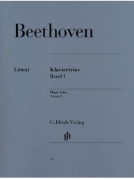 Ludwig van Beethoven: Piano Trios Volume I (noty na housle, violoncello, klavír)