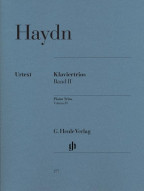 Franz Joseph Haydn: Piano Trios Volume II (noty na housle, violoncello, klavír)