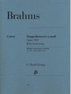 Johannes Brahms: Double Concerto A Minor Op. 102 (noty na housle, violoncello, klavír)