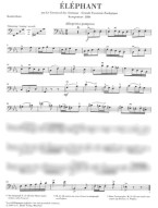 Camille Saint-Saëns: Elephant - The Carnival Of The Animals (noty na kontrabas, klavír)
