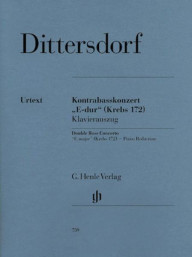 Carl Ditters von Dittersdorf: Concert E-Dur (Krebs 172) (noty na kontrabas, klavír)