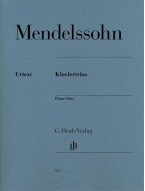 Felix Mendelssohn Bartholdy: Piano Trios (noty na housle, violoncello, klavír)