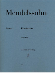 Felix Mendelssohn Bartholdy: Piano Trios (noty na housle, violoncello, klavír)