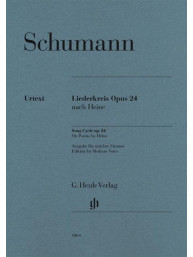 Robert Schumann: Song Cycle op. 24 on Poems by Heine (noty na zpěv, střední hlas, klavír)