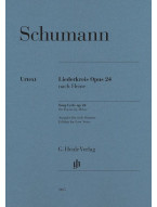 Robert Schumann: Song Cycle op. 24 on Poems by Heine (noty na zpěv, hluboký hlas, klavír)