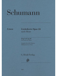 Robert Schumann: Song Cycle op. 24 on Poems by Heine (noty na zpěv, hluboký hlas, klavír)