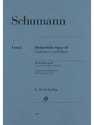 Robert Schumann: Dichterliebe Op. 48 Song Cycle On Poems By Heine (noty na zpěv, hluboký hlas, klavír)