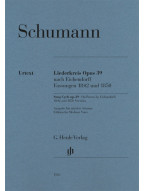 Robert Schumann: Song Cycle Op. 39, On Poems by Eichendorff (noty na zpěv, střední hlas, klavír)