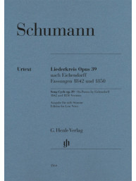 Robert Schumann: Song Cycle Op. 39, On Poems by Eichendorff (noty na zpěv, hluboký hlas, klavír)