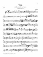 Beethoven: Trio For Piano, Flute And Bassoon WoO 37 (noty na příčnou flétnu, fagot, klavír)