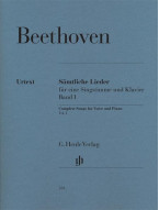 Beethoven: Complete Songs for Voice and Piano Volume I (noty na zpěv, klavír)