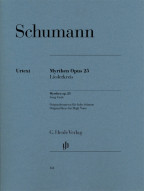 Robert Schumann: Myrthen Op. 25, Song Cycle (noty na zpěv, vysoký hlas, klavír)
