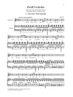Robert Schumann: 12 Poems Op. 35, Songs On Texts by Kerner (noty na zpěv, vysoký a střední hlas, klavír)