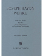 Franz Joseph Haydn: Songs For One Voice With Piano acc. (noty na zpěv, klavír)