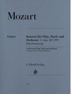 W.A. Mozart: Concerto in C Major, K. 299 (noty na příčnou flétnu, harfu, klavír)