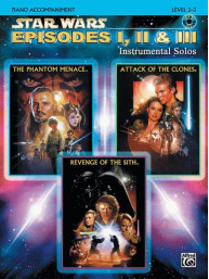 Star Wars: Episodes I, II & III (noty, klavírní doprovody) (+audio)