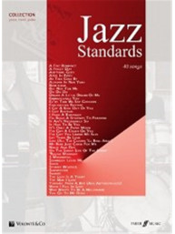 Jazz Standards Collection (noty na klavír, zpěv, akordy)