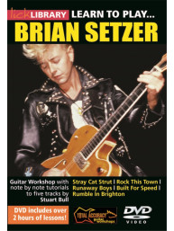 Learn To Play Brian Setzer (video škola hry na kytaru)