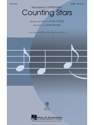 OneRepublic: Counting Stars (noty na sborový zpěv, SATB) - SADA 5 ks