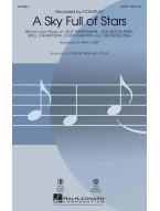 Coldplay: A Sky Full of Stars (noty na sborový zpěv, SATB) - SADA 5 ks
