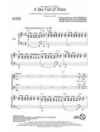 Coldplay: A Sky Full of Stars (noty na sborový zpěv, SATB) - SADA 5 ks