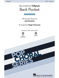 Vulfpeck: Back Pocket (noty na sborový zpěv, SATB) - SADA 5 ks