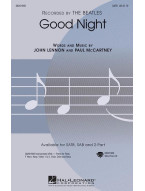 Beatles: Good Night (noty na sborový zpěv, SATB) - SADA 5 ks