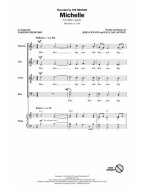 Beatles: Michelle (noty na sborový zpěv, SATB a cappella) - SADA 5 ks