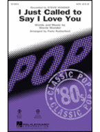 Stevie Wonder: I Just Called to Say I Love You (noty na sborový zpěv, SATB) - SADA 5 ks