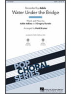 Adele: Water Under the Bridge (noty na sborový zpěv, SATB) - SADA 5 ks