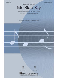 Electric Light Orchestra: Mr. Blue Sky (noty na sborový zpěv, SATB) - SADA 5 ks