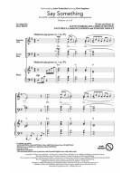 Justin Timberlake & Chris Stapleton: Say Something (noty na sborový zpěv, SATB) - SADA 5 ks