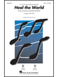 Michael Jackson: Heal the World (noty na sborový zpěv, SATB) - SADA 5 ks
