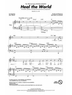 Michael Jackson: Heal the World (noty na sborový zpěv, SATB) - SADA 5 ks