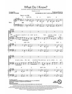Ed Sheeran: What Do I Know? (noty na sborový zpěv, SATB) - SADA 5 ks