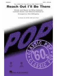 The Four Tops: Reach Out I'll Be There (noty na sborový zpěv, SATB) - SADA 5 ks