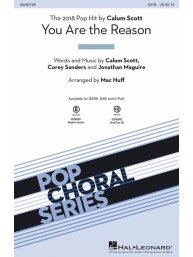 Calum Scott: You Are the Reason (noty na sborový zpěv, SATB) - SADA 5 ks