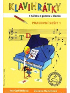 Klavihrátky - s tužkou a gumou u klavíru - pracovní sešit 1