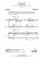 John Lennon: Imagine (noty na sborový zpěv, SATB) - SADA 5 ks