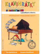Klavihrátky - s pastelkami u klavíru - přípravný pracovní sešit